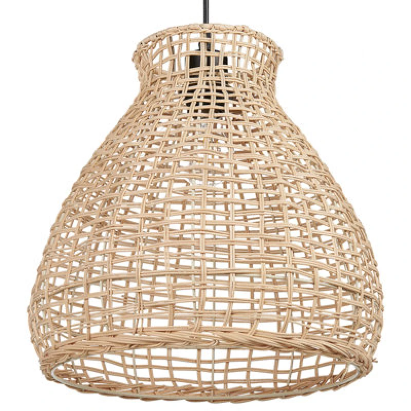 Image of Beliani Pendant Lamp Sakeni Rattan Natural