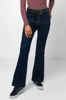 image of 'Vintage Patch Pockets Flared' Jeans