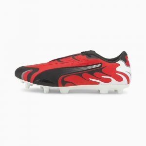 image of PUMA Future Inhale FG/AG Mens Football Boots, White/Black/Red, size 7.5, Shoes