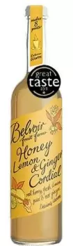 image of Belvoir Fruit Farms Honey, Lemon & Ginger Cordial 500ml