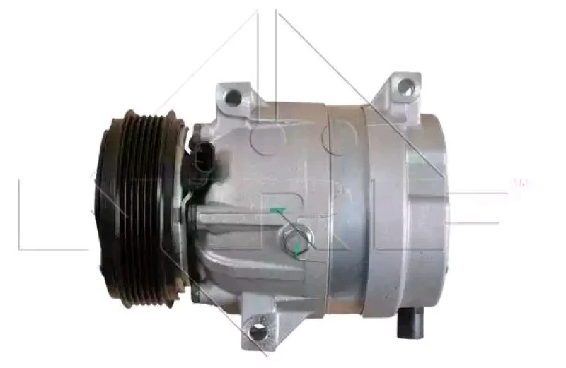 Image of NRF 32101 AC Compressor EASY FIT, PAG 150, with PAG compressor oil, with gaskets/seals Compressor,air conditioning (447)