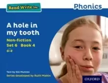 Image of Read Write Inc. Phonics: Blue Set 6 Non-fiction 4 A hole in my tooth