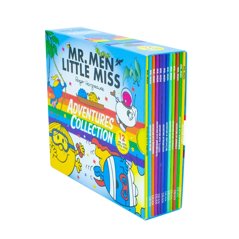 Image of Mr Men And Little Miss Adventures Box Set By Roger Hargreaves Complete Collection For Young Readers Adam Hargreaves Books