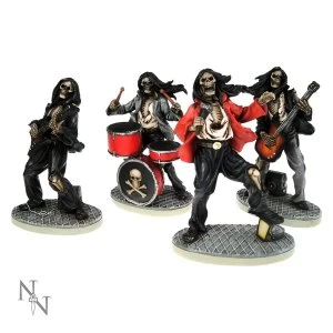 Image of One Hell Of A Band Skeleton Figurine