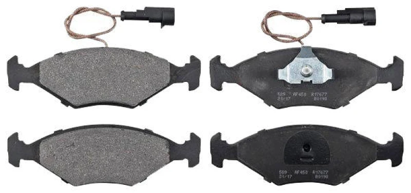 Image of A.B.S. 36855 Brake pad set with integrated wear sensor Brake Pad Set,disc brake (402)