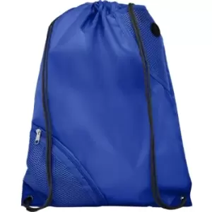 image of Oriole Duo Pocket Drawstring Bag (One Size) (Royal Blue) - Bullet