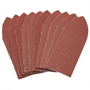 Image of Draper 99262 Pack of Ten 120 Grit Hook & Loop Alu Oxide Sanding Sh...