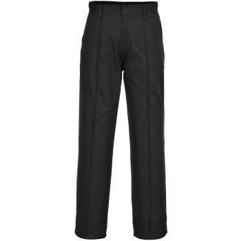 Image of Portwest - 2885 - Black Preston Mens Work Trousers with Side Pockets sz 36' Tall