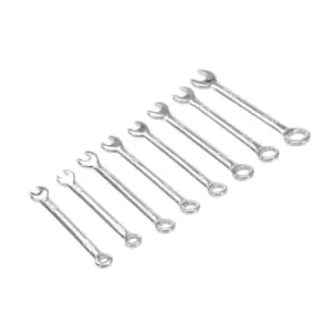 Image of King Dick AF Miniature Combination Spanner Set 8pce - 5/32" - 11/32"