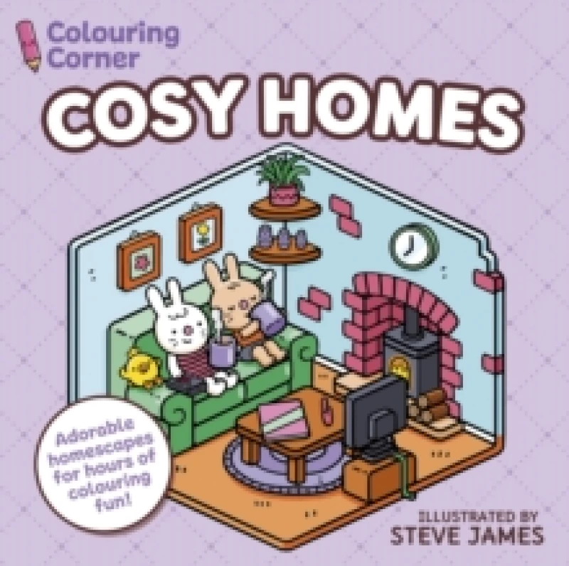 Image of Colouring Corner: Cosy Homes : Adorable Homescapes for Hours of Colouring Fun Paperback / softback