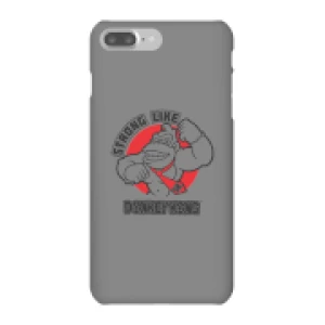 image of Nintendo Donkey Kong Strong Like Donkey Kong Phone Case - iPhone 7 Plus - Snap Case - Gloss