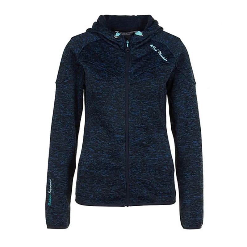 Image of Womens fleece jacket Peak Mountain Atora Bleu Female L