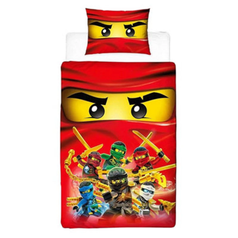 Image of Lego Ninjago Reversible Duvet Set Multicoloured (Single)