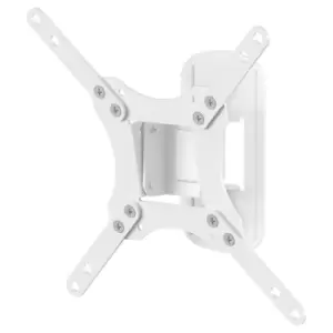 image of AVF Tilt and Turn Monitor Wall Mount for Screens up to 39" - White