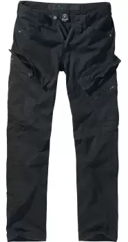 Image of Brandit Adven Trousers Slim Fit Cloth Trousers black