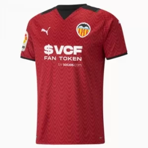 image of PUMA Valencia Cf Away Replica Mens Jersey, Rio Red/Black, size 2X Large, Clothing