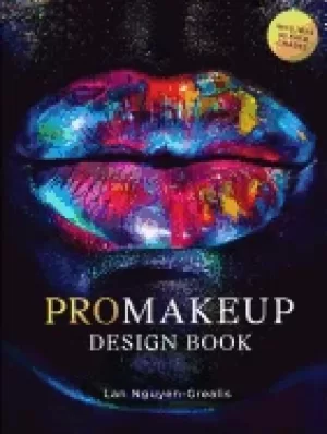 Image of promakeup design book includes 50 face charts by renowned celebrity make up