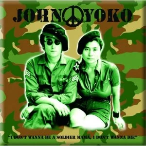 Image of John Lennon - Soldier Fridge Magnet