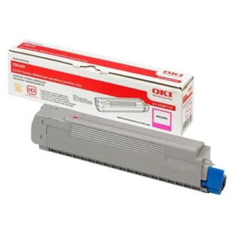 Image of OKI 43487710 Magenta Laser Toner Ink Cartridge