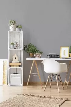 Image of Superfresco Colours Cambric Silver Wallpaper