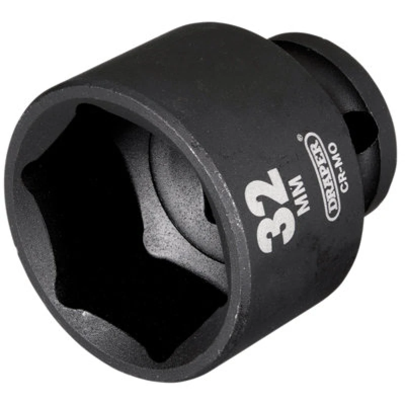 Image of Draper Draper Hi-Torq Impact Socket, 1/2" Sq. Dr., 32mm 20189