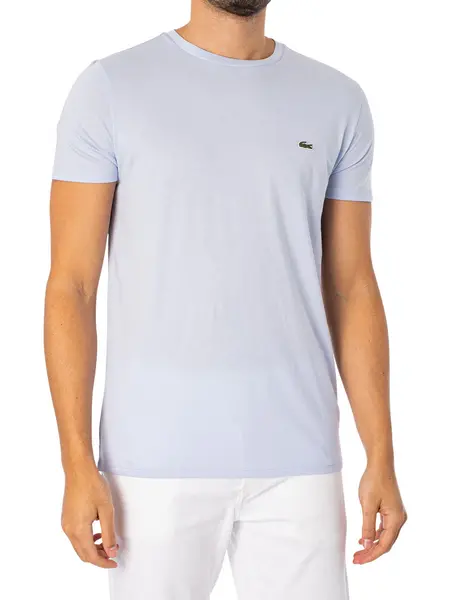 Image of Lacoste Logo T-Shirt Light Blue XL