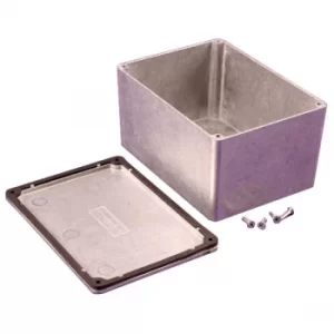 image of Hammond IP66 Diecast Aluminium Enclosure Natural 1550WK (140 x 102...