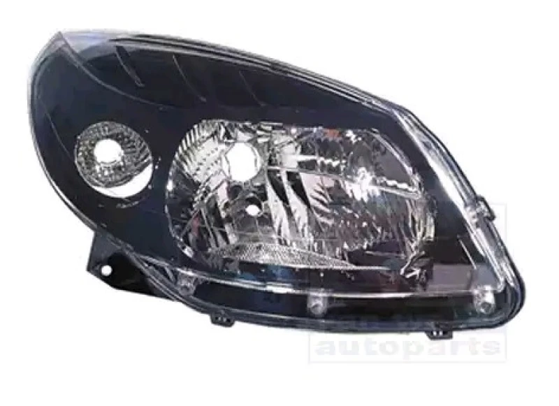 Image of VAN WEZEL 1506964 Headlights H4, Right, without motor for headlamp levelling Headlight (259)