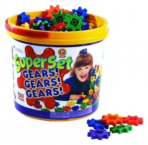 image of Learning Resources Gears Gears Gears Super Building Set.