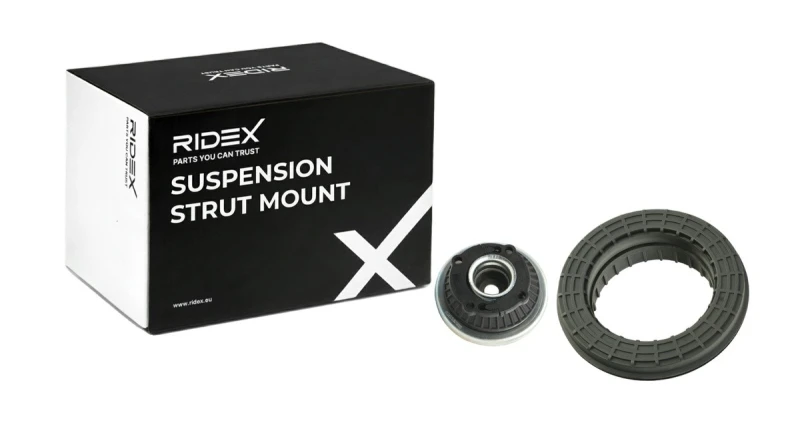 Image of RIDEX 1180S1289 Top strut mount Front axle both sides, with rolling bearing Suspension Strut Support Bearing (1180)