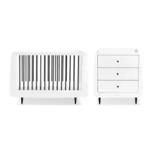 Image of Snuz SnuzKot Skandi 2 Piece Nursery Furniture Set - Mono