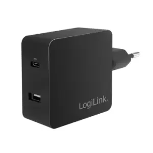 LogiLink PA0219 mobile device charger Black Indoor