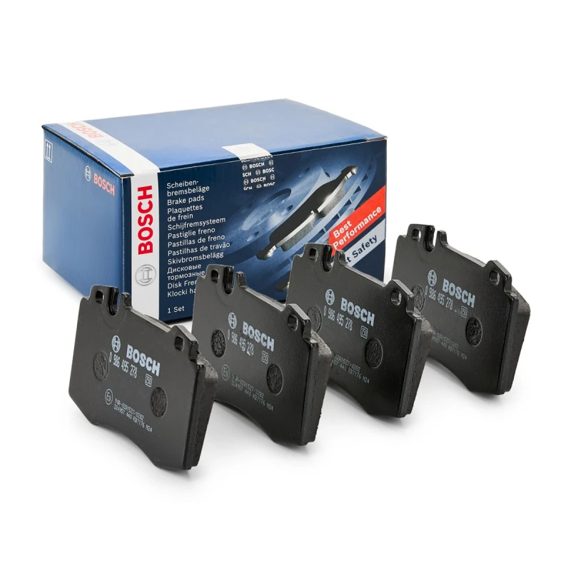 Image of Bosch 0 986 495 278 Brake pad set with mounting manual Low-Metallic Brake Pad Set,disc brake (402)
