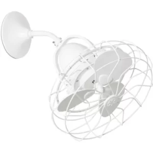 Image of Faro Keiki Wall Fan 45cm White 3 Blades