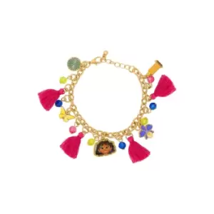 Image of Disney Encanto Multicoloured Tassel Charm Bracelet