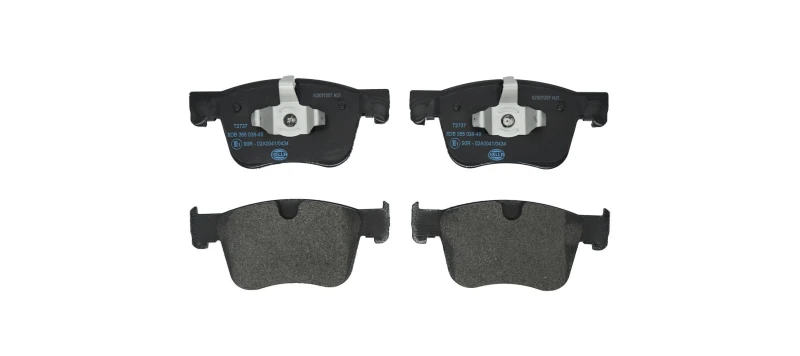 Image of HELLA Brake pad set HELLA 8DB 355 036-491