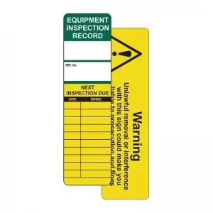 Image of Universal Inspection Tag Insert Pack of 10