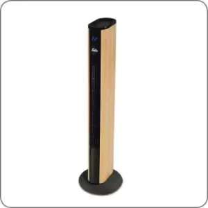 Image of 757 Easy Breezy Design Tower Fan - Wood Effect