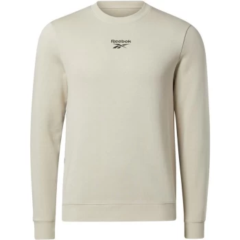 image of Reebok Tape Crew Sweatshirt Mens - Beige