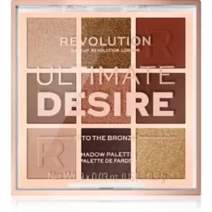 image of Makeup Revolution Ultimate Desire Eyeshadow Palette Shade Into The Bronze 8,1 g