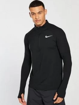 Image of Nike Element Half Zip Running Top Black Size 2XL Men