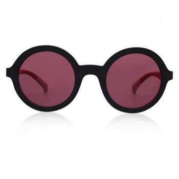 Image of adidas Originals Original 09 Round Sunglasses Ladies - Black/Red