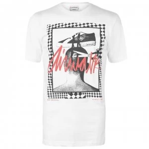 image of Airwalk Graphic T Shirt Mens - White