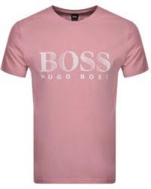 image of Hugo Boss UV Protection Beach T-Shirt Pink Size XL Men