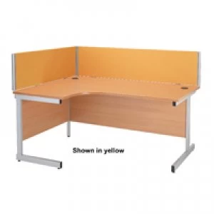 Image of Jemini 1500mm Blue Straight Desk Screen KF74004
