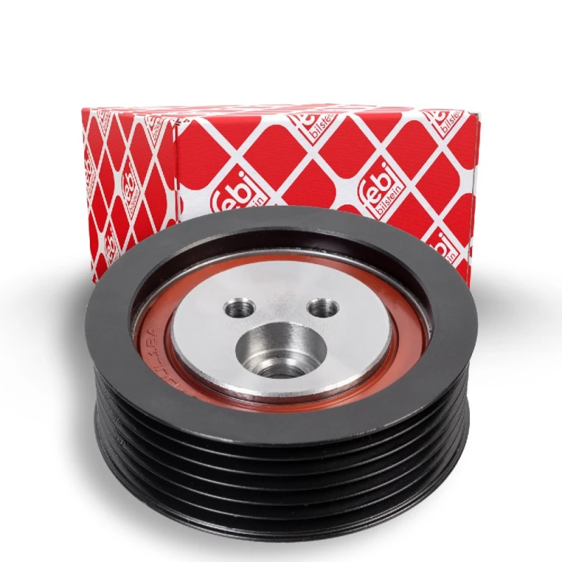 Image of FEBI BILSTEIN 09785 Tensioner Pulley Plastic Tensioner Pulley,v-ribbed belt (310)
