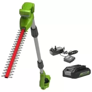 Image of Greenworks G24PH51 510mm 24V Cordless Long Reach Hedge Trimmer