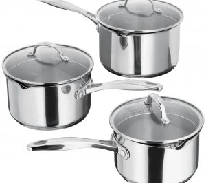 image of Stellar S7A1D 7000 3 Piece Saucepan Set