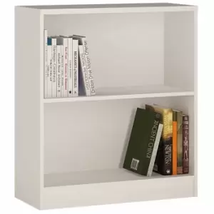 image of 4 You Low Wide Bookcase, white