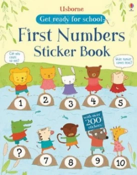 Image of First Numbers Sticker Book by Marina Aizen Paperback